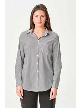 TeeShoppen TeeShoppen Koszula 'Basic Collection' Czarny Regular Fit