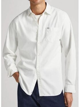 Pepe Jeans Pepe Jeans Koszula PM307753 800 Biały Regular Fit