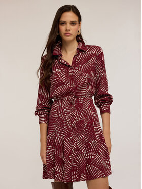 Motivi Motivi Vestito da giorno 7082Q103444N0Z3 Bordeaux Regular Fit