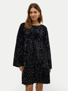 Vero Moda Vero Moda Koktel haljina Etta 10317153 Crna Relaxed Fit