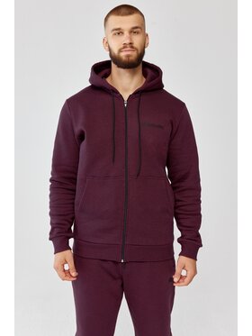 ROUGH RADICAL ROUGH RADICAL Bluza TRACK HOODIE ZIP Bordowy Oversize