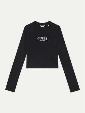 Guess Guess Блузка J4YI49 KBZP4 Чорний Regular Fit