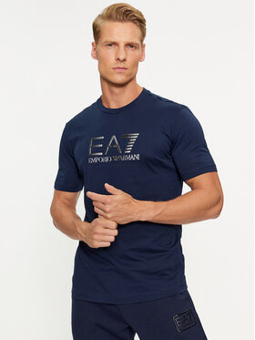 EA7 Emporio Armani EA7 Emporio Armani Тишърт 6RPT71 PJM9Z 1554 Тъмносин Regular Fit