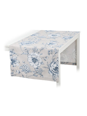 Roseberry Home Roseberry Home Bieżnik Blossom Blue Niebieski