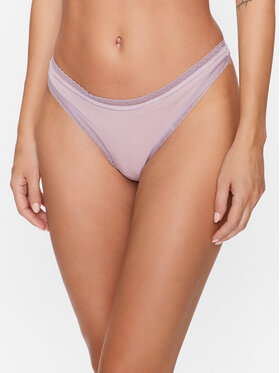Calvin Klein Underwear Calvin Klein Underwear Kalhotky string 000QD3763E Fialová