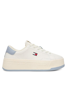 Tommy Hilfiger Tommy Hilfiger Sneakers Tjw Script Cupsole Flatform EN0EN02961 Écru