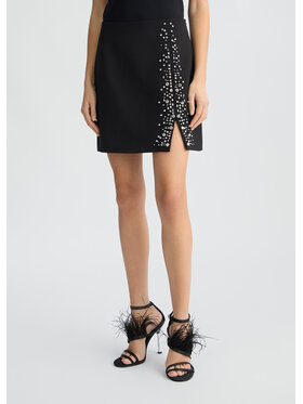 Liu Jo Liu Jo Spódnica mini CA5084T252722222 Czarny Regular Fit