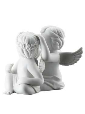 Rosenthal Rosenthal Figurka Para aniołów dużych z kwiatami Biały