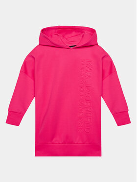 Karl Lagerfeld Kids Karl Lagerfeld Kids Φόρεμα υφασμάτινο Z12247 S Ροζ Regular Fit