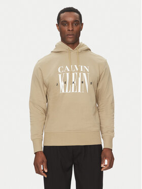 Calvin Klein Jeans Calvin Klein Jeans Felpa Serif Font Graphic J30J327520 Verde Regular Fit