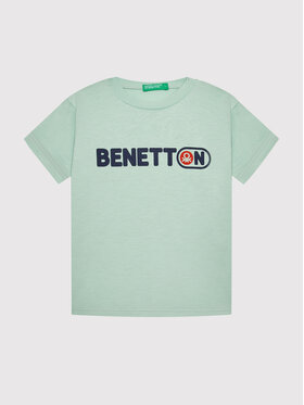 United Colors Of Benetton United Colors Of Benetton Футболка 3I1XG102N Зелений Regular Fit