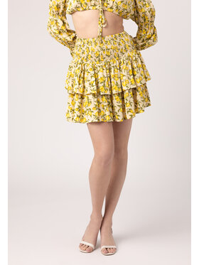 LAURELLA LAURELLA Spódnica Laurella 7UL025152 Żółty Regular Fit