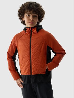4F 4F Kurtka puchowa 4FJWSS24TTJAM409-61S Czerwony Regular Fit
