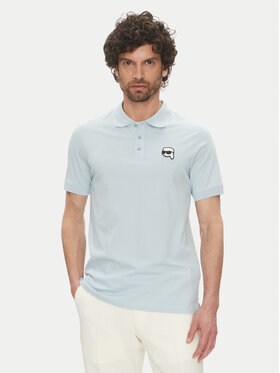 KARL LAGERFELD KARL LAGERFELD Поло 745710 552224 Блакитний Regular Fit