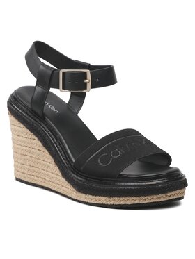 Calvin Klein Calvin Klein Espadrilles Wedge 70HH HW0HW01499 Schwarz
