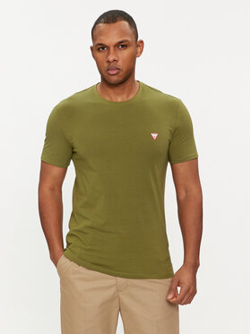 Guess Guess T-Shirt M2YI24 J1314 Zielony Slim Fit