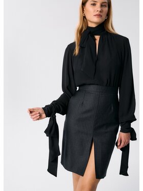 MARI PRETI MARI PRETI Bluzka Luna Czarny Regular Fit