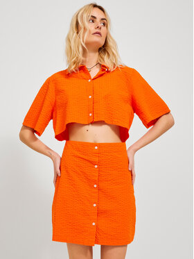 JJXX JJXX Košilové šaty 12226608 Oranžová Regular Fit