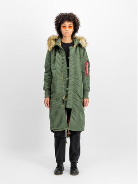 Alpha Industries Alpha Industries Parka 198013 Zielony Regular Fit