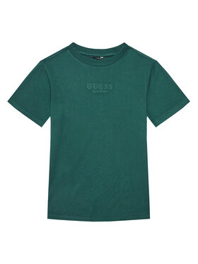 Guess Guess T-Shirt L5RI36 K8HM4 Zielony Regular Fit