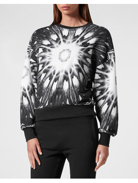 Plein Sport Plein Sport Longsleeve 8241 Czarny Regular Fit