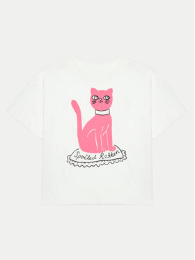 MINI RODINI Mini Rodini T-Shirt Cat 2472012210 Bílá Regular Fit