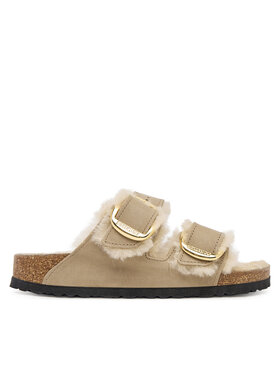 Birkenstock Birkenstock Šľapky Arizona Big Buckle Shearling 1030384 Hnedá