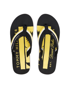 Tommy Hilfiger Tommy Hilfiger Infradito Patch Hilfiger Beach Sandal FM0FM05903 Nero