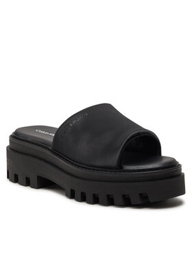 Calvin Klein Jeans Natikače Toothy Combat Sandal In Dc YW0YW01339 Crna