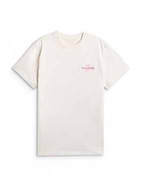 4F 4F T-Shirt WINTER CLUB Kremowy Loose Fit