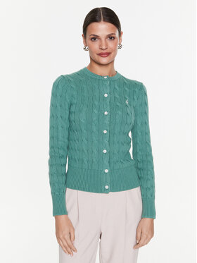 Polo Ralph Lauren Polo Ralph Lauren Kardiganas 211891643005 Žalia Regular Fit