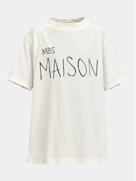 MADE BY SOCIETY MADE BY SOCIETY T-Shirt T37582 Biały Basic Fit