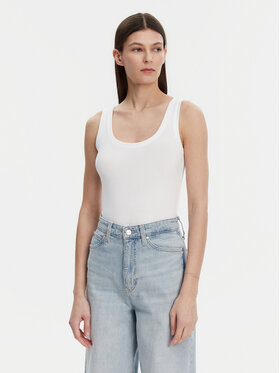 Gap Gap Top 540670-02 Bianco Slim Fit