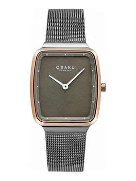 Obaku Obaku Zegarek V267LXPUMU Szary