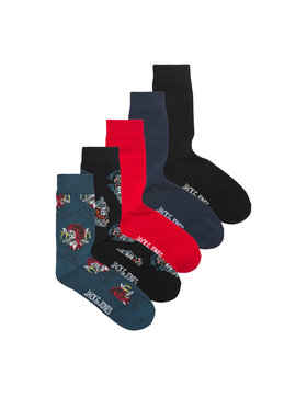 Jack&Jones Jack&Jones Vyriškų ilgų kojinių komplektas (5 poros) 12237456 Spalvota