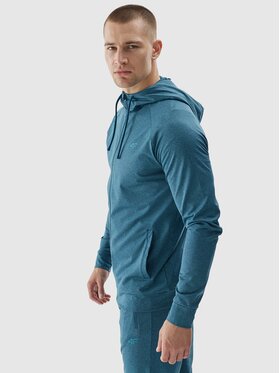 4F 4F Bluza techniczna 4FWAW24TFSWM404-46M Zielony Regular Fit