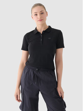 4F 4F Polo 4FWMM00TPTSF514-20S Czarny Slim Fit