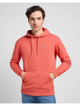 Lee Lee Felpa Plain Hoodie Poppy Arancione Regular Fit