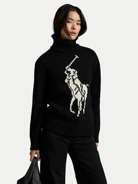 Polo Ralph Lauren Polo Ralph Lauren Rollkragenpullover 211978329002 Schwarz Relaxed Fit