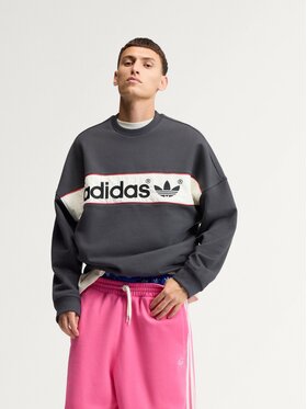 adidas adidas Bluza 172441 Szary ciemny Oversize