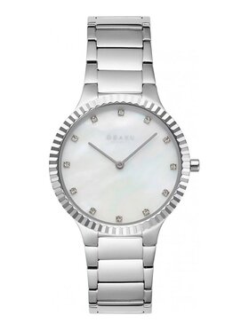 Obaku Obaku Zegarek V292LXCWSC Srebrny