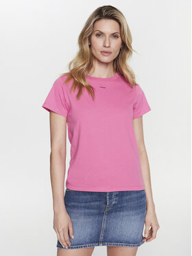 Pinko Pinko T-shirt 100373 A0KP Rosa Regular Fit
