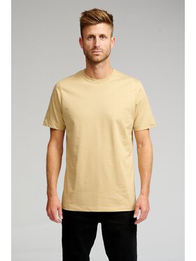 TeeShoppen TeeShoppen T-Shirt Organiczna koszulka Beżowy Regular Fit