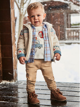Mayoral Mayoral Штани з тканини 2536 Бежевий Regular Fit