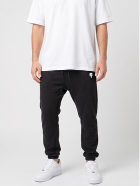 Marvel Marvel Spodnie dresowe Deep Crotch Punisher z obniżonym krokiem 132869 Czarny Regular Fit