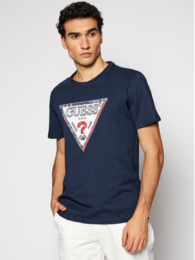Guess Guess T-shirt M1RI72 K8FQ1 Blu scuro Regular Fit