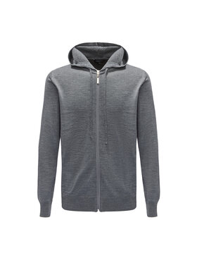 La Mania La Mania Mikina REGULAR FIT ZIP Sivá Active Fit