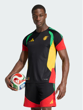 adidas adidas Koszulka techniczna Jamaica 26 x Bob Marley Tiro Training Jersey Czarny Slim Fit