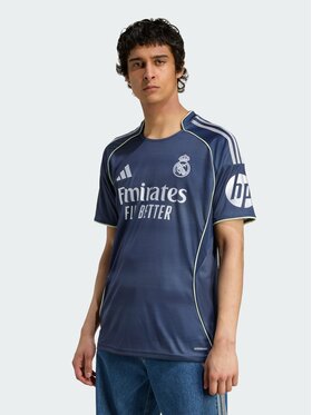 adidas adidas Koszulka techniczna Real Madrid 25/26 Away Jersey Błękitny Slim Fit