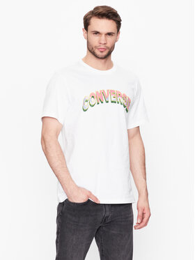 Converse Converse T-shirt Cloud Fill 10024589-A03 Bianco Regular Fit